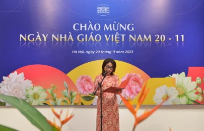 LỄ KỶ NIỆM NGÀY NHÀ GIÁO VIỆT NAM 20 - 11 - 2023 TRƯỜNG ĐẠI HỌC MỸ THUẬT VIỆT NAM